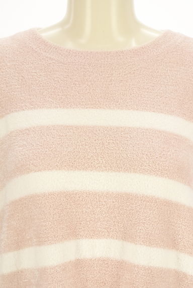 クリックで大画像表示 gelato pique(ジェラートピケ)の古着「ゆったりボーダーニット(ニット)」大画像4へ