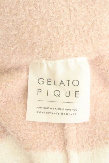 クリックで大画像表示 gelato pique(ジェラートピケ)の古着「ボーダーニットパンツ(パンツ)」大画像6へ
