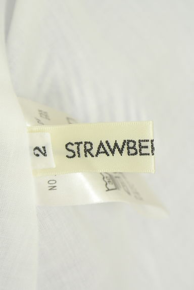 STRAWBERRY-FIELDS（ストロベリーフィールズ）の古着「オープンカラーストライプシャツワンピ（ワンピース・チュニック）」大画像６へ