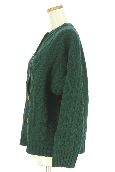 ICHI（イチ）の古着「ケーブル編みニットカーディガン（カーディガン・ボレロ）」大画像３へ
