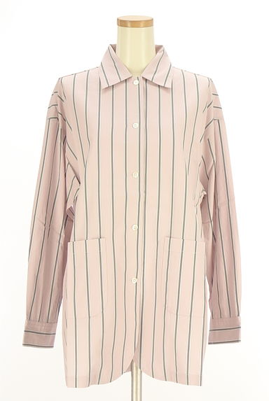 ICHI（イチ）の古着「オーバーサイズストライプシャツ（カジュアルシャツ）」大画像１へ