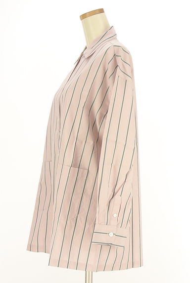 ICHI（イチ）の古着「オーバーサイズストライプシャツ（カジュアルシャツ）」大画像３へ