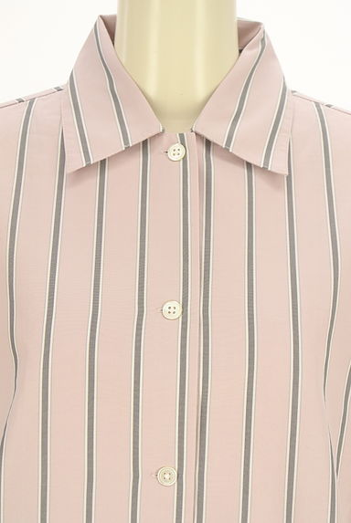 ICHI（イチ）の古着「オーバーサイズストライプシャツ（カジュアルシャツ）」大画像４へ