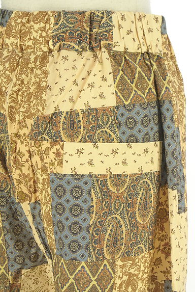 クリックで大画像表示 ICHI(イチ)の古着「パッチワーク風ワイドパンツ(パンツ)」大画像5へ