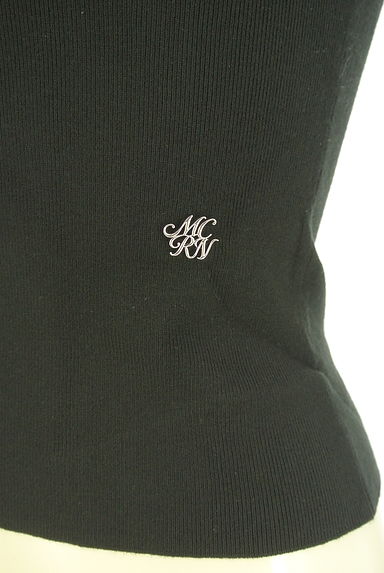 michellMacaron（ミシェルマカロン）の古着「ホルターレース付きノースリニットトップス（ニット）」大画像５へ