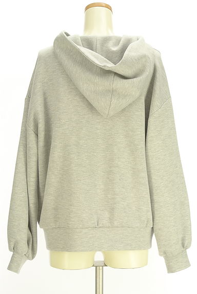 Rose Muse（ロゼミューズ）の古着「ブランドロゴ刺繍入りジップアップスウェットパーカー（スウェット・パーカー）」大画像２へ