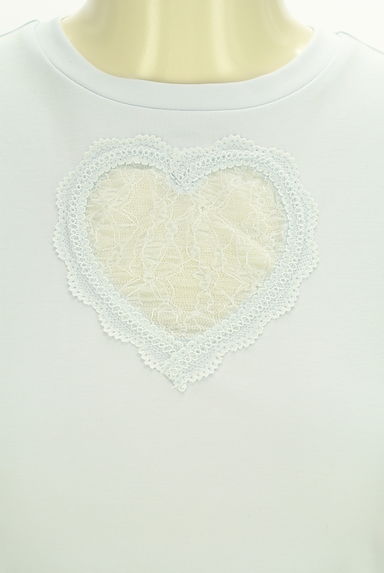Darich（ダーリッチ）の古着「ハートレースショート丈Tシャツ（Ｔシャツ）」大画像４へ