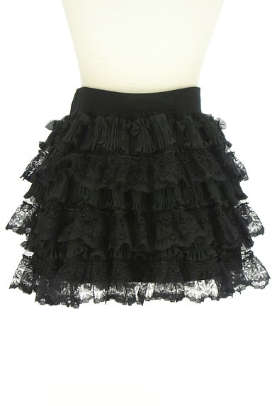 クリックで大画像表示 Darich(ダーリッチ)の古着「ティアードフリルミニスカート(ミニスカート)」大画像2へ