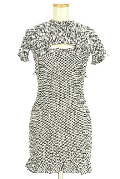 Darich（ダーリッチ）の古着「ギンガムチェック柄ワンピース（ワンピース・チュニック）」大画像１へ