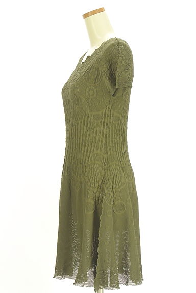 クリックで大画像表示 HIROKO BIS(ヒロコビス)の古着「+RICO HIROKO BIS フレンチスリーブメッシュニットチュニック(ニット)」大画像3へ