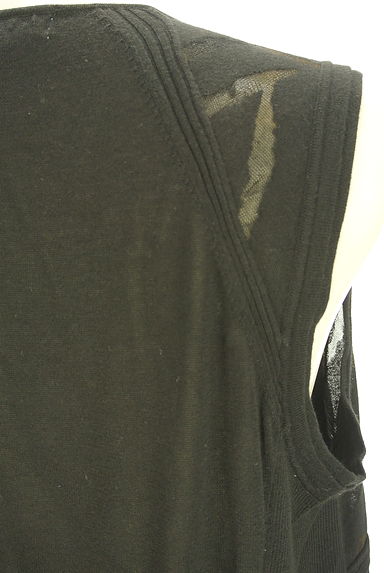 HIROKO BIS（ヒロコビス）の古着「シアーニットジレ（ベスト・ジレ）」大画像５へ