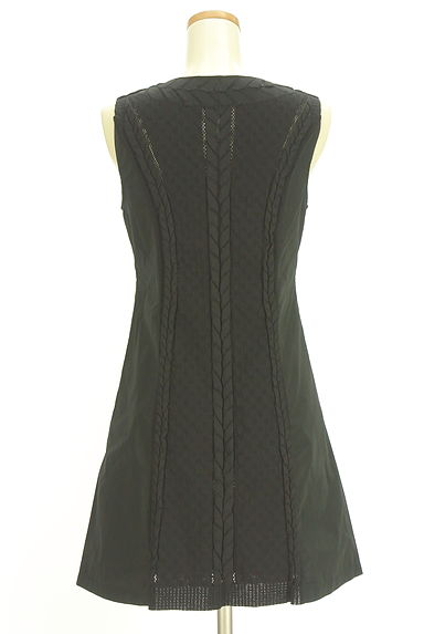 HIROKO BIS（ヒロコビス）の古着「別地切替ノースリワンピース（ワンピース・チュニック）」大画像２へ