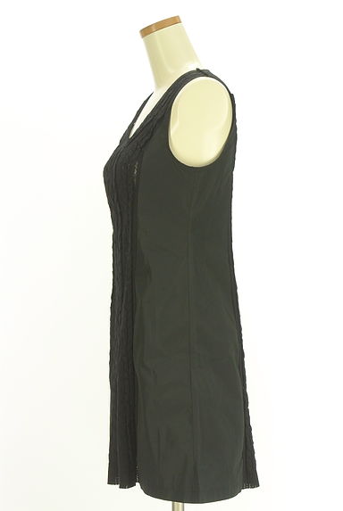 HIROKO BIS（ヒロコビス）の古着「別地切替ノースリワンピース（ワンピース・チュニック）」大画像３へ