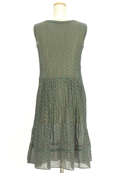 HIROKO BIS（ヒロコビス）の古着「刺繍総柄ノースリシアーワンピース（ワンピース・チュニック）」大画像２へ