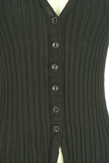 HIROKO BIS（ヒロコビス）の古着「リブニットカーディガン（カーディガン・ボレロ）」大画像４へ