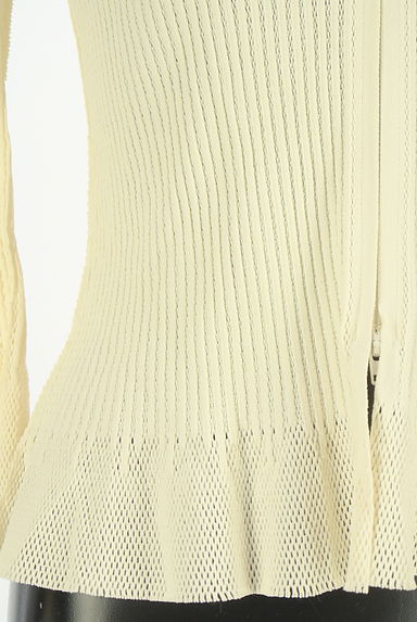 クリックで大画像表示 HIROKO BIS(ヒロコビス)の古着「+RICO HIROKO BIS 7分袖メッシュニットカーデ(カーディガン・ボレロ)」大画像5へ