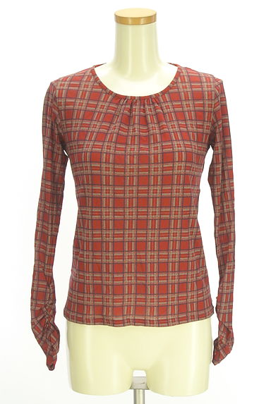 HIROKO KOSHINO（ヒロココシノ）の古着「HIROKO KOSHINO TRUNK チェックカットソー（カットソー・プルオーバー）」大画像１へ