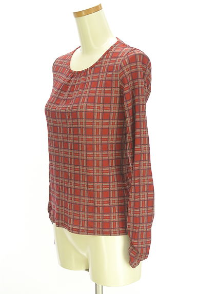 HIROKO KOSHINO（ヒロココシノ）の古着「HIROKO KOSHINO TRUNK チェックカットソー（カットソー・プルオーバー）」大画像３へ