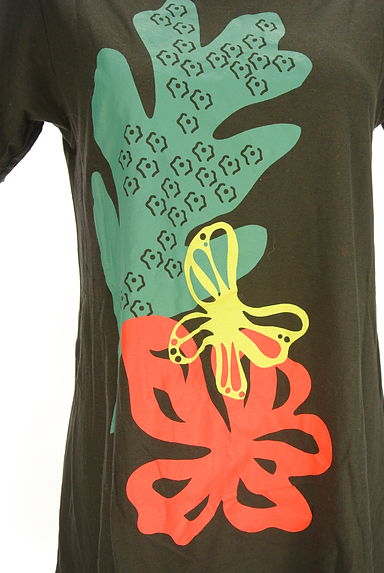 HIROKO KOSHINO（ヒロココシノ）の古着「HIROKO KOSHINO TRUNK カラープリントチュニックカットソー（カットソー・プルオーバー）」大画像５へ