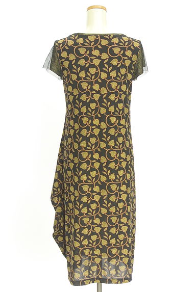 HIROKO KOSHINO（ヒロココシノ）の古着「チュール袖ミモレワンピース（ワンピース・チュニック）」大画像２へ