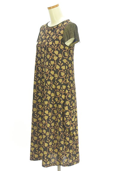 HIROKO KOSHINO（ヒロココシノ）の古着「チュール袖ミモレワンピース（ワンピース・チュニック）」大画像３へ