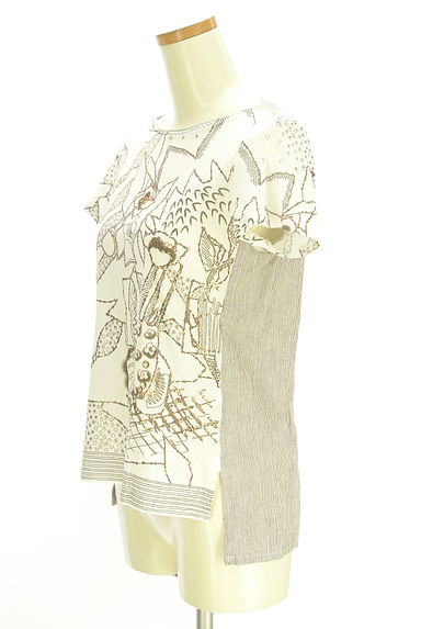 HIROKO KOSHINO（ヒロココシノ）の古着「前後切替カットソー（カットソー・プルオーバー）」大画像３へ