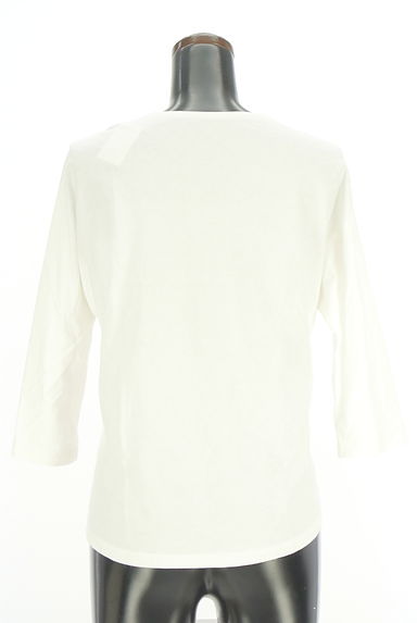 HIROKO KOSHINO（ヒロココシノ）の古着「ドルマン8分袖プリントTシャツ（Ｔシャツ）」大画像２へ