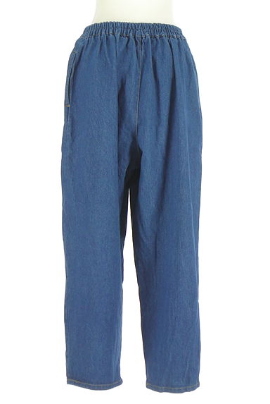 Samansa Mos2（サマンサモスモス）の古着「タックワイドテーパードデニム（デニムパンツ）」大画像２へ