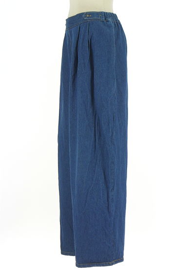 Samansa Mos2（サマンサモスモス）の古着「タックワイドテーパードデニム（デニムパンツ）」大画像３へ