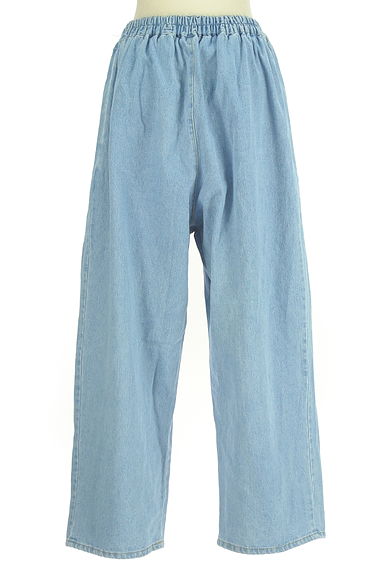 Samansa Mos2（サマンサモスモス）の古着「ワイドデニムグルカパンツ（デニムパンツ）」大画像２へ