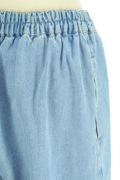 Samansa Mos2（サマンサモスモス）の古着「ワイドデニムグルカパンツ（デニムパンツ）」大画像５へ
