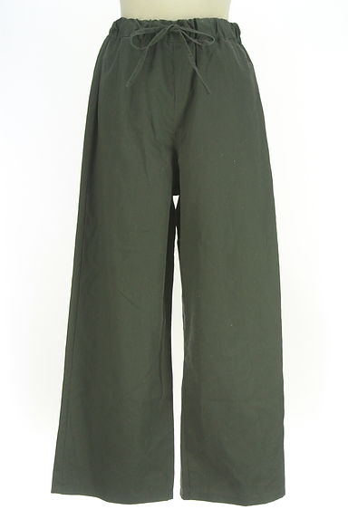 Samansa Mos2（サマンサモスモス）の古着「ウエストドロストセミワイドパンツ（パンツ）」大画像１へ