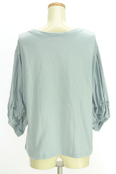 Samansa Mos2（サマンサモスモス）の古着「タックボリューム袖ロゴトップス（カットソー・プルオーバー）」大画像２へ