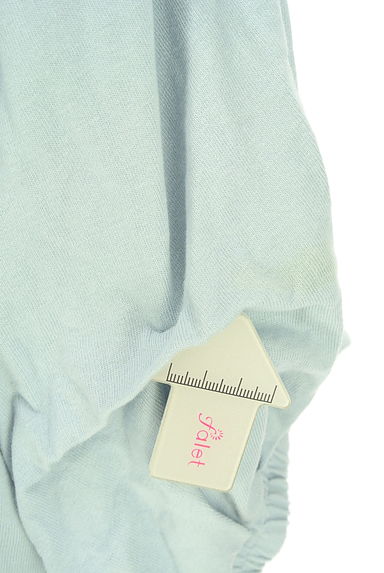 Samansa Mos2（サマンサモスモス）の古着「タックボリューム袖ロゴトップス（カットソー・プルオーバー）」大画像５へ