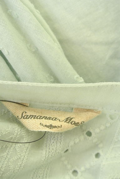 Samansa Mos2（サマンサモスモス）の古着「レース切替五分袖ブラウス（ブラウス）」大画像６へ