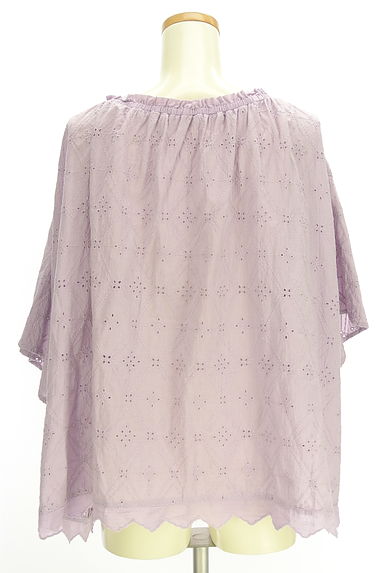 クリックで大画像表示 Samansa Mos2(サマンサモスモス)の古着「総レースブラウス(ブラウス)」大画像2へ