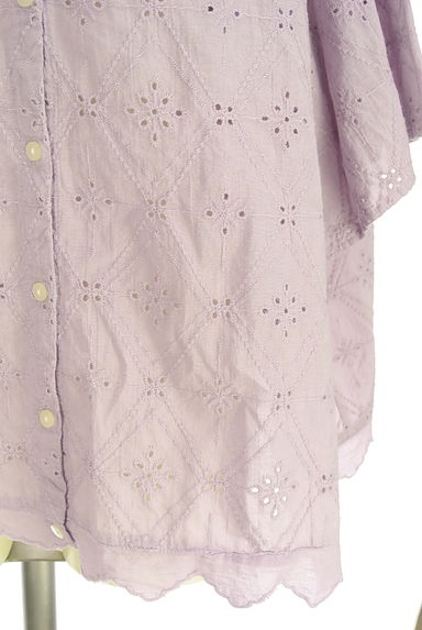 クリックで大画像表示 Samansa Mos2(サマンサモスモス)の古着「総レースブラウス(ブラウス)」大画像5へ