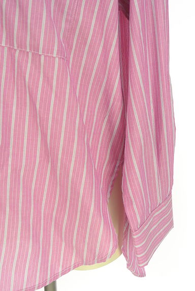 Samansa Mos2（サマンサモスモス）の古着「Samansa Mos2 blue ストライプシャツ（カジュアルシャツ）」大画像５へ