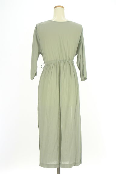 Samansa Mos2（サマンサモスモス）の古着「Samansa Mos2 blue カシュクールシアーカーディガン（カーディガン・ボレロ）」大画像２へ