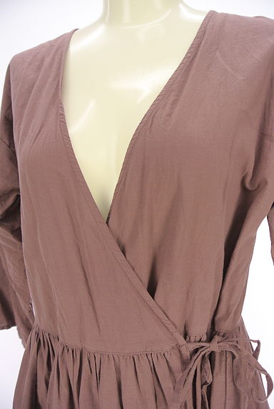 Samansa Mos2（サマンサモスモス）の古着「Samansa Mos2 blue カシュクールロングカーディガン（カーディガン・ボレロ）」大画像４へ