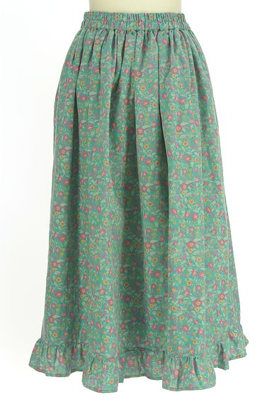 Samansa Mos2（サマンサモスモス）の古着「花柄ロングスカート（ロングスカート・マキシスカート）」大画像２へ