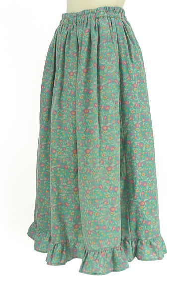 Samansa Mos2（サマンサモスモス）の古着「花柄ロングスカート（ロングスカート・マキシスカート）」大画像３へ