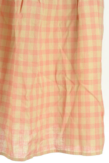 Samansa Mos2（サマンサモスモス）の古着「チェックロングフレアスカート（ロングスカート・マキシスカート）」大画像５へ