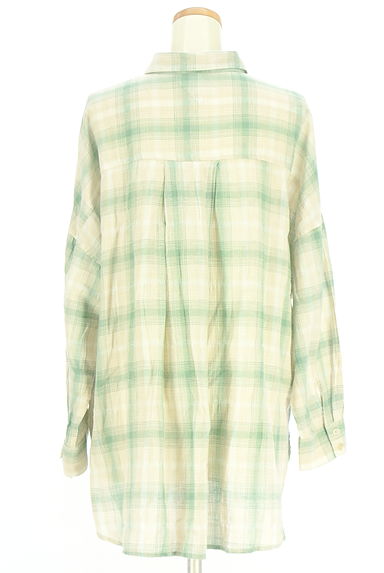 Samansa Mos2（サマンサモスモス）の古着「チェック柄シャツ（ブラウス）」大画像２へ