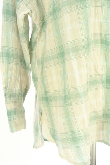 Samansa Mos2（サマンサモスモス）の古着「チェック柄シャツ（ブラウス）」大画像５へ