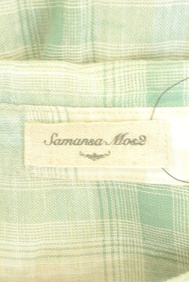 Samansa Mos2（サマンサモスモス）の古着「チェック柄シャツ（ブラウス）」大画像６へ