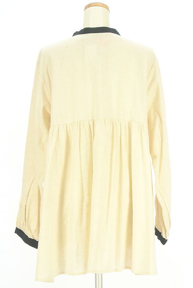 Samansa Mos2（サマンサモスモス）の古着「バンドカラーシャツチュニック（ワンピース・チュニック）」大画像２へ