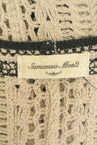 クリックで大画像表示 Samansa Mos2(サマンサモスモス)の古着「花刺繍ニットベスト(ベスト・ジレ)」大画像6へ