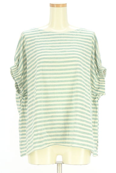 Samansa Mos2（サマンサモスモス）の古着「ボーダー柄カットソー（カットソー・プルオーバー）」大画像１へ