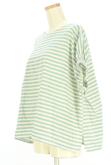 Samansa Mos2（サマンサモスモス）の古着「ボーダー柄カットソー（カットソー・プルオーバー）」大画像３へ